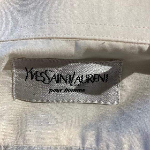 YSL Yves Saint Laurent poplin button down - Picture 4 of 9